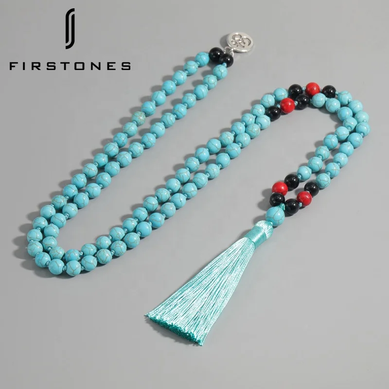 

New Gem Product Meditation Prayer Natural Stone Beaded Necklace