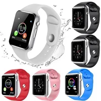 

2019 hot touch screen Bluetooth Sport Pedometer Smart Watch A1 Smartwatch For Android IOS With SIM Camera