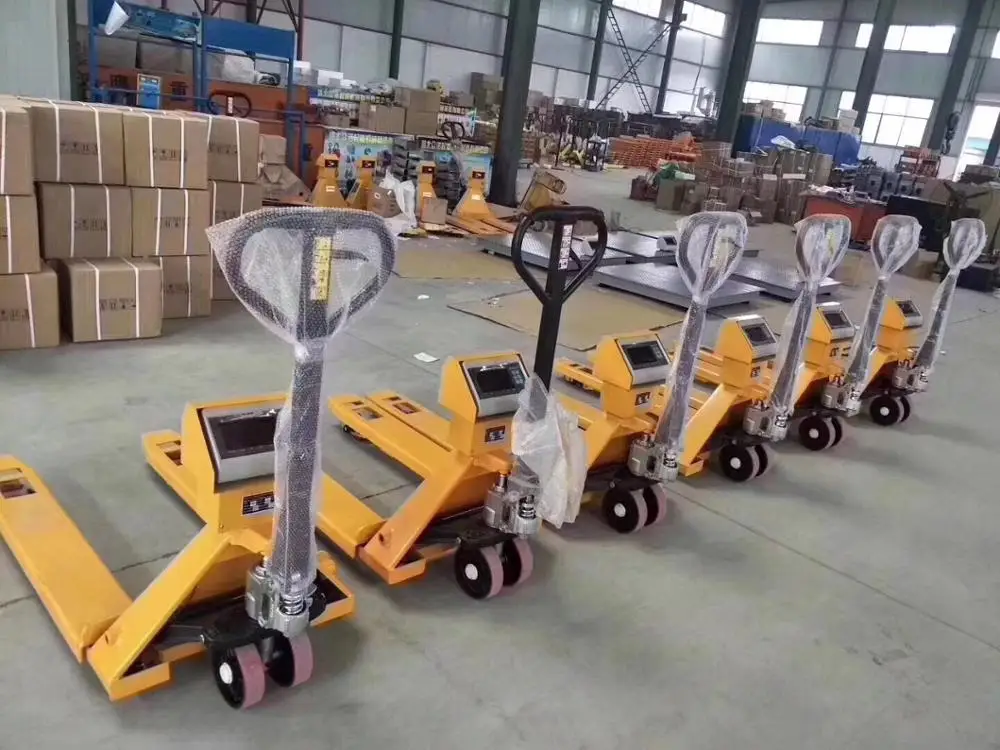 
2ton, 2.5ton, 3ton hydraulic pump hand pallet truck with electronic scale 