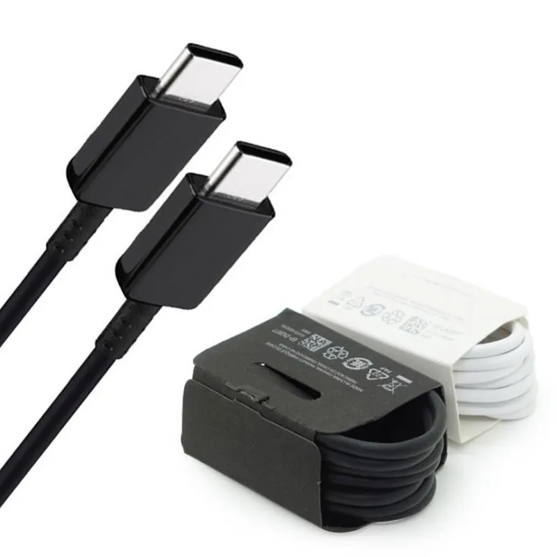 

Dual Type C Male 25W PD Fast Charger Data Cable Type-C USB-C Quick Charging Line For Samsung Galaxy S23 S22 Note10 20 MAC