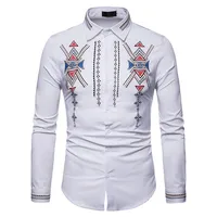 

Custom made mens polyester blended cotton long sleeve western style embroidery cowboy shirt