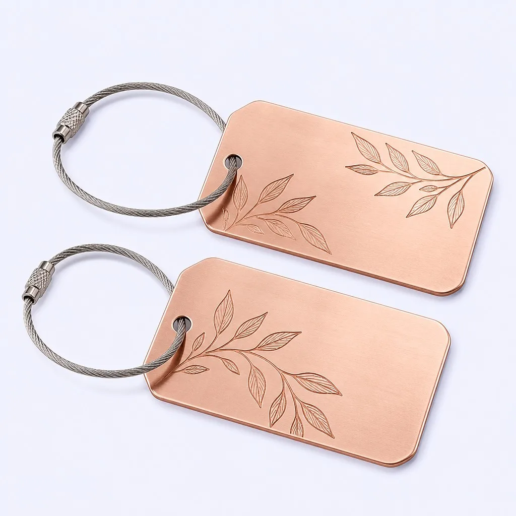 Botanical Line Laser Engraving