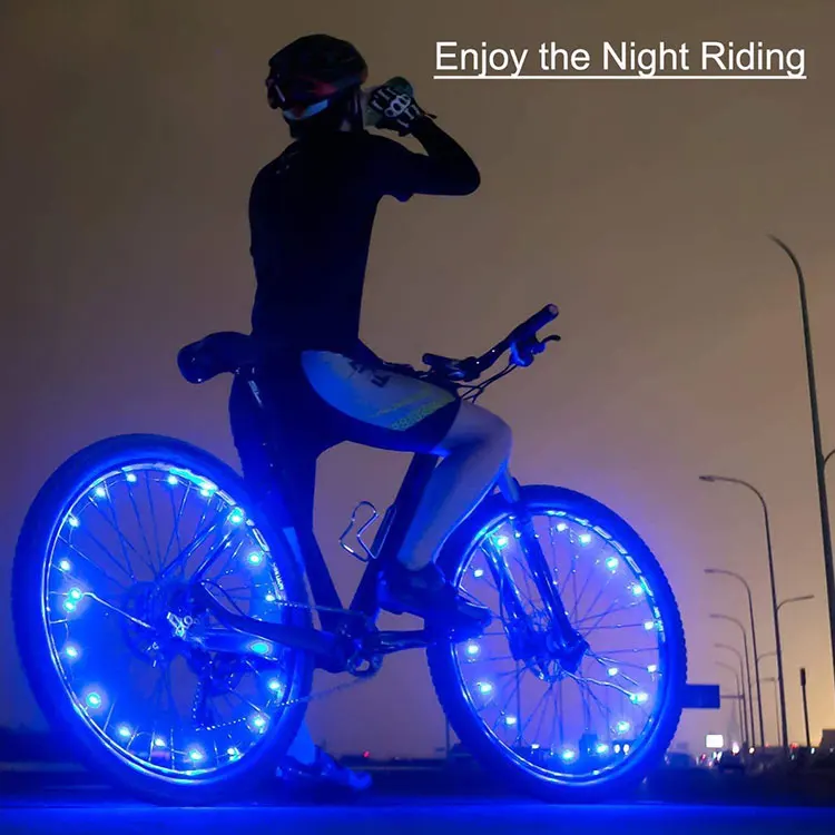 
Waterproof Colorful Cycle LED Bicycle Car Spoke Light Bike Tire Accessories LED Bicycle Wheel Light 