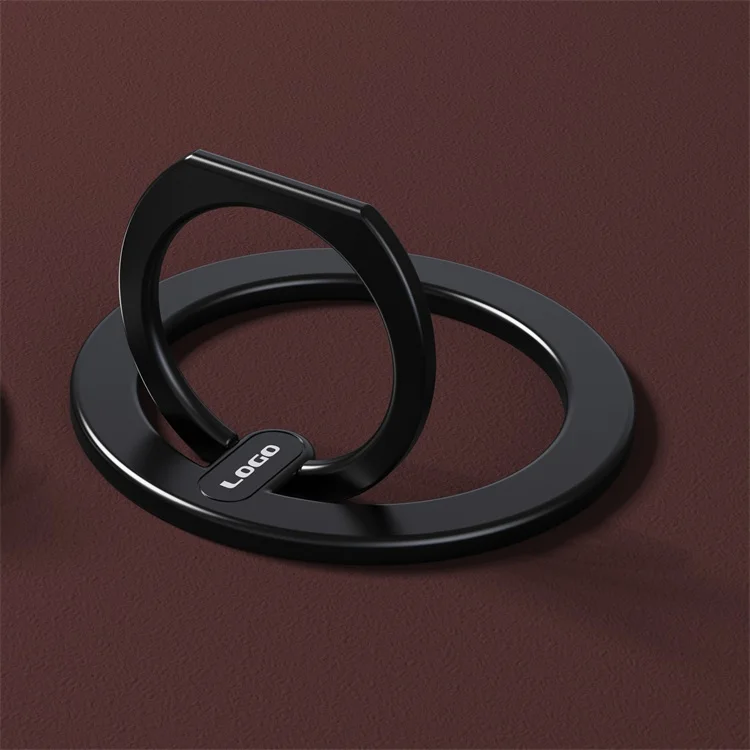 

Wireless charging compatible universal magnetic mobile phone grip and stand magsafe ring holder for iphone