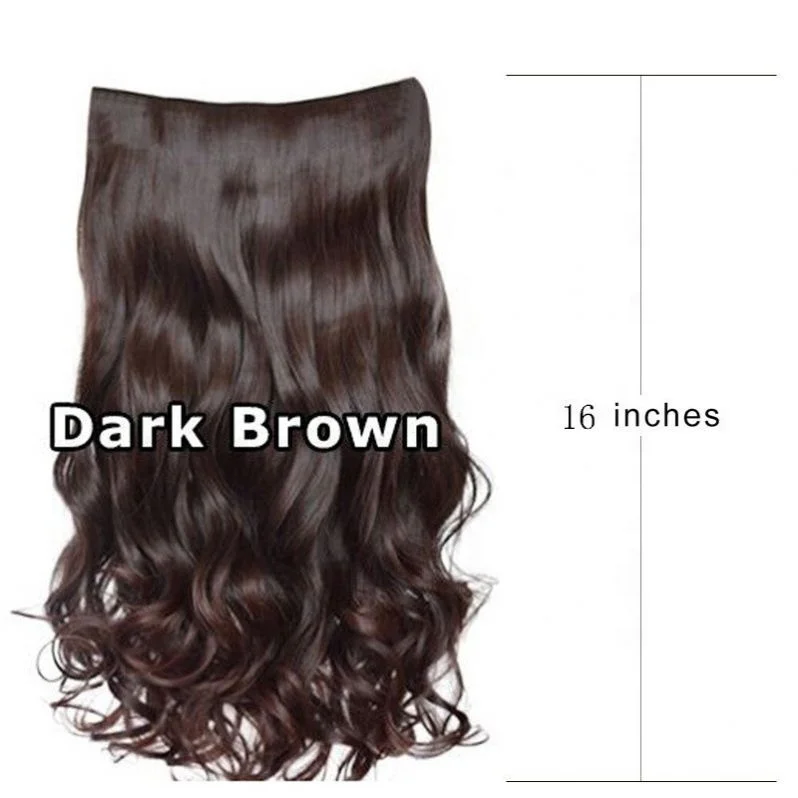 

JHsport Long Curly Wavy Synthetic Hair Extensions, Multicolor