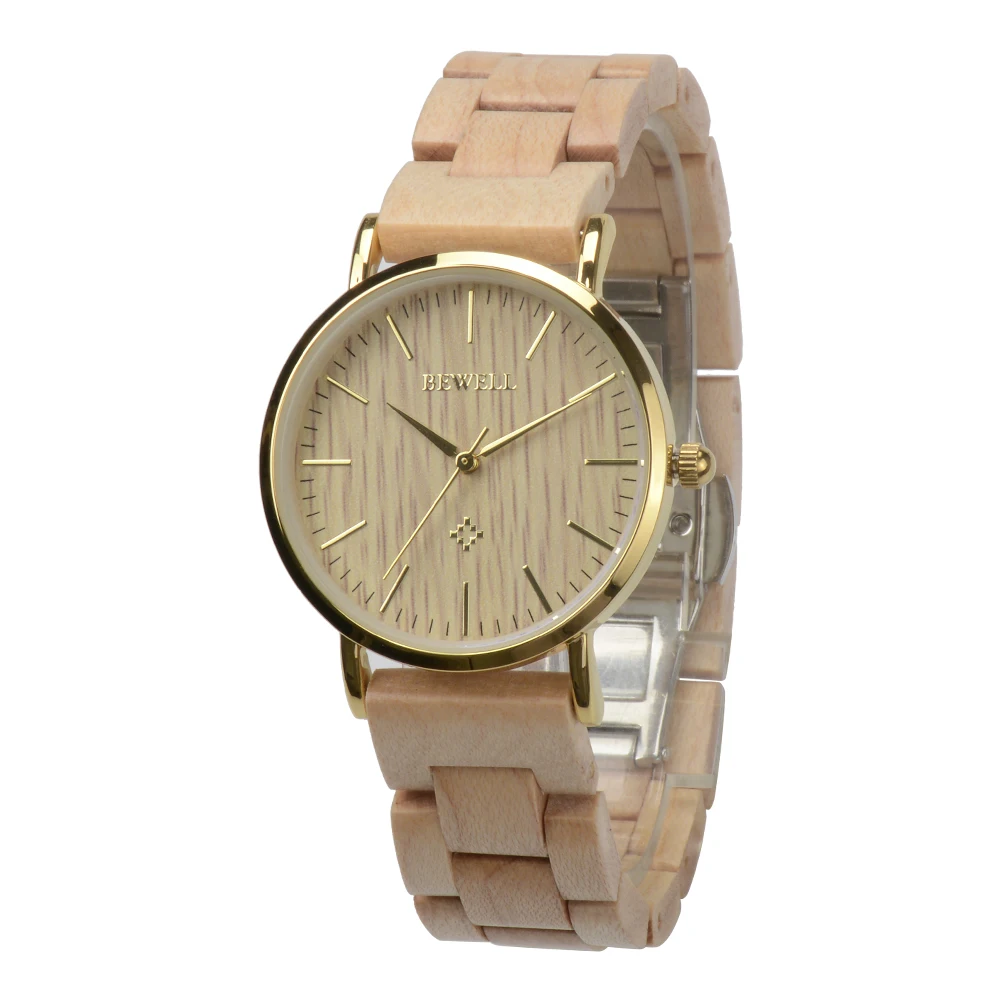 

Minimalist Ladies Wooden Watch Women Wristwatches with Miyota 2035 Movement Creat Your Own gshock Quartz Watch
