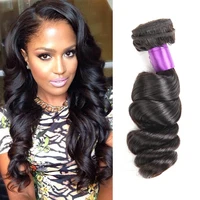 

9A Cuticle Aligned Raw Virgin Indian Hair Vendor From India Indian Hair Bundles Loose Wave Closure Human Hair Weave Extensions