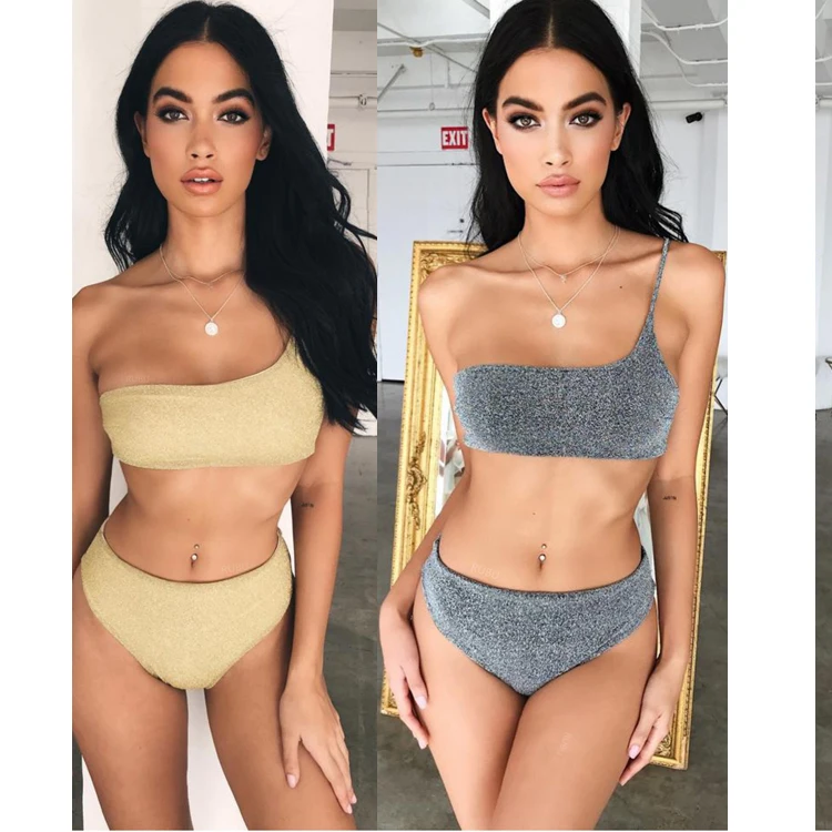 

Free Shipping Shining Material Best Selling Hot Sexy Swimwear Bikini