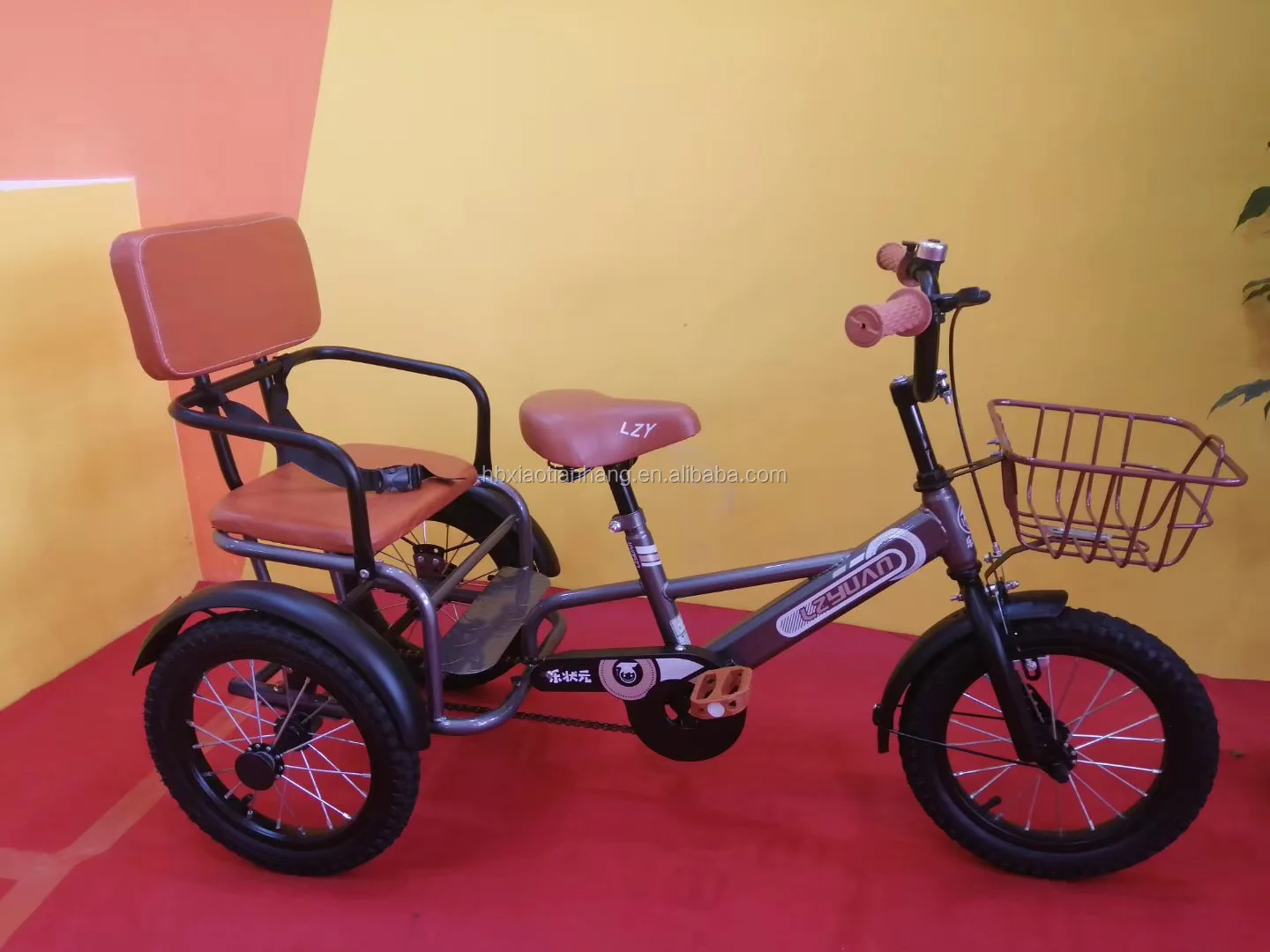 Twin Tricycle Kids/new Model Triciclo Kids Baby Tricycle/wholesale Kids