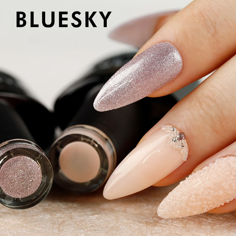 

Bluesky Crystal Colors nail gel polish uv gel polishing private label for nail art salon guangzhou wholesale nail supplies, 40 colors