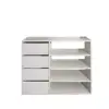 /product-detail/shoe-cabinet-with-3-adjustable-shelves-and-3-drawers-chipboard-with-melamine-finish-white-62251498015.html