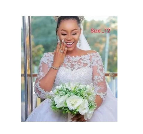 Guangzhou Auyan 2024 Plus-size Strap-on Women's Luxury Wedding Dress With for Women