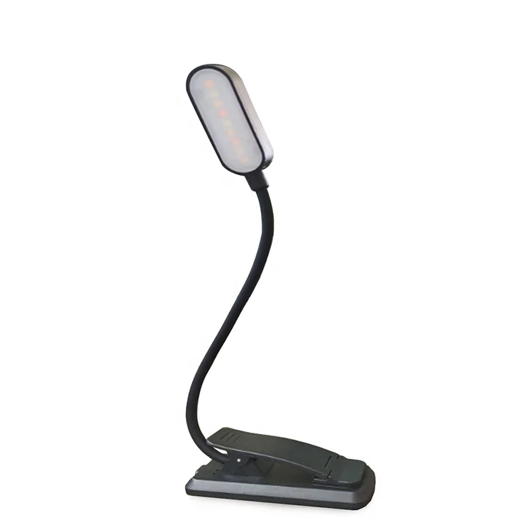 
Flexible Music Stand variable LED lamp Light platinum Clip on&Adapter Mighty Bright Book Reading Lamp 