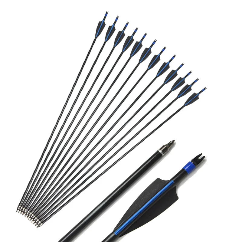 

Fiberglass 8mm arrow straight pull bow hunting arrow reverse bow bow and arrow