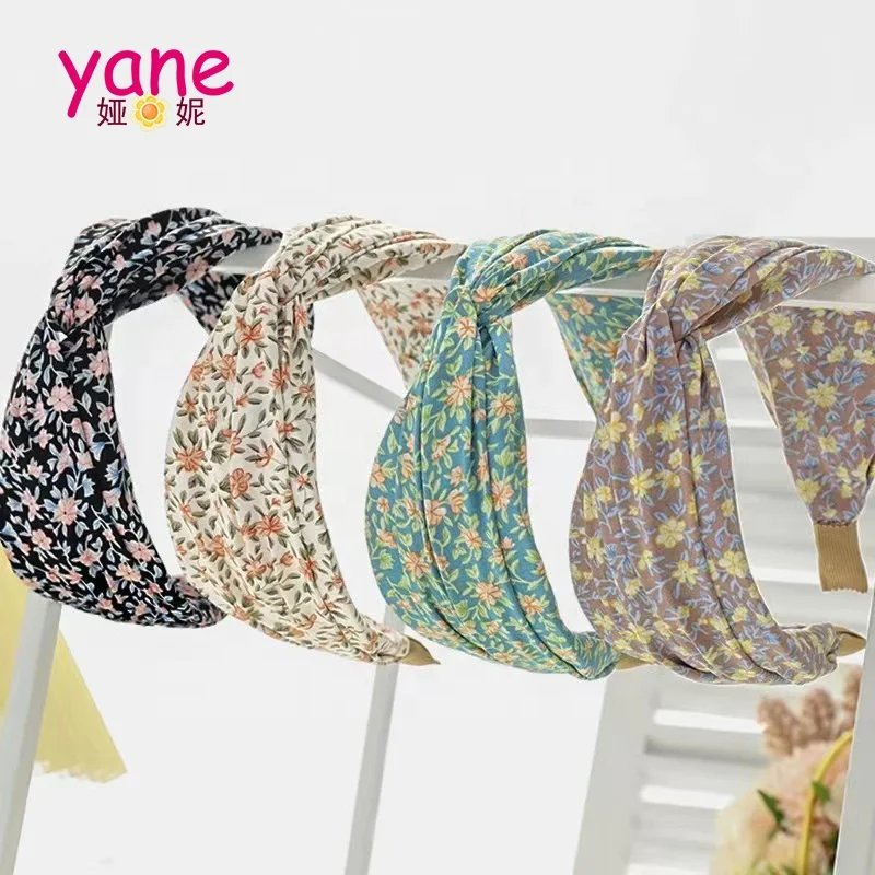 

Floral pattern headbands wide-brimmed hair accessories headband