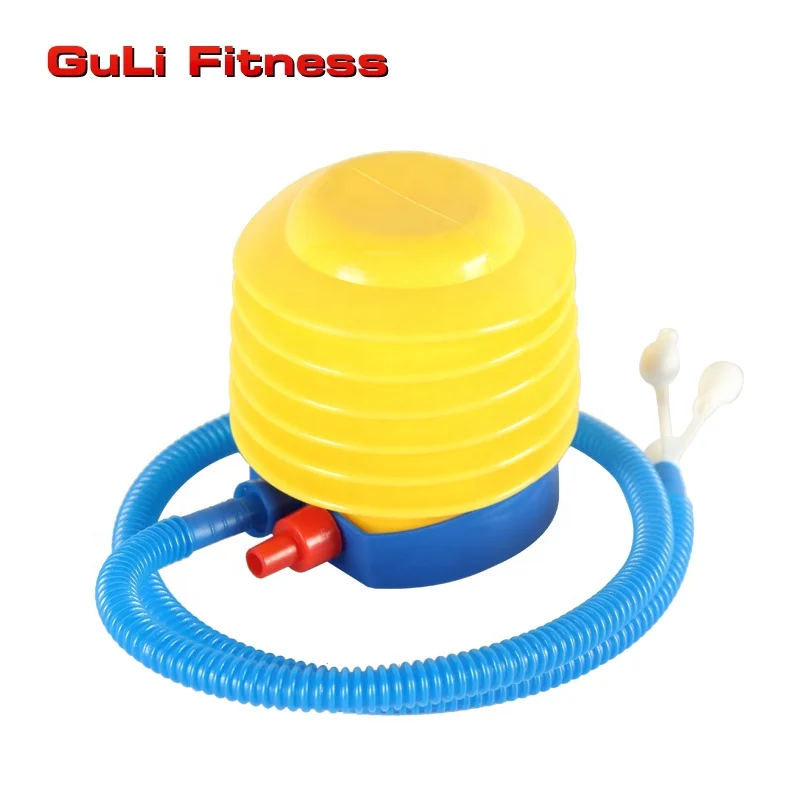 

Guli Fitness Balloon Inflation Accessories Foot Air Balloon Pump Wholesale Gymnastic Ball Inflatable Foot Pump, Yellow & blue