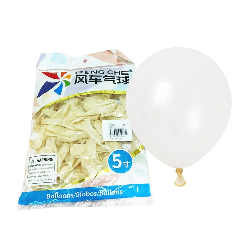 

200pcs 5inch Small Mini Round Shape Inflatable Air Metallic Matte Color 5 inch Latex Balloon Globos