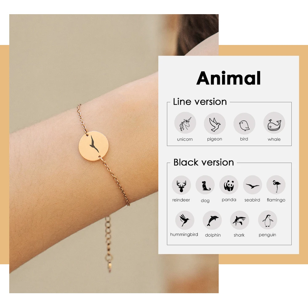 

eManco fancy jewelry bracelet simple chain bracelet personalized bracelet women, 14k gold / silver / rose gold