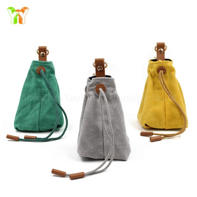 

2021 YY Heavy Duty Canvas Dog Treat Bags for Training Dogs