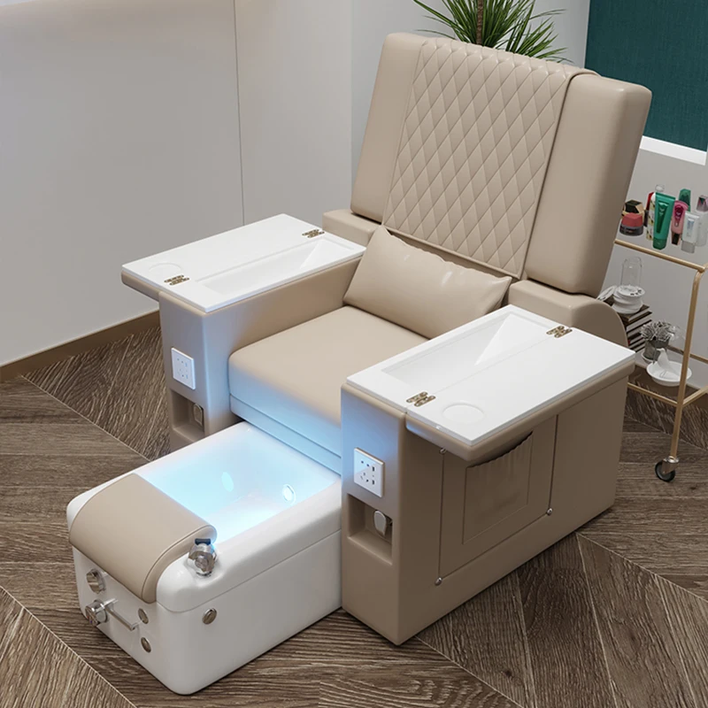 

New Arrival Auto Full-body Massage Pedicure Manicure Chair Electric Reclining Foot Pedicure Chair With Surfing Function