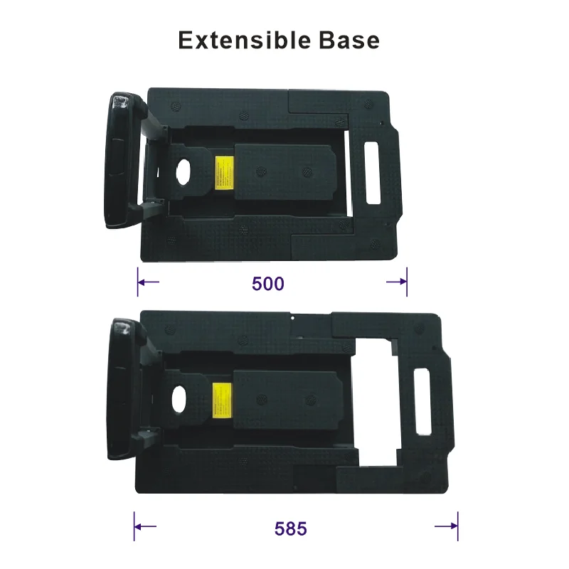 
150kg load compact aluminum platform lightweight portable 7-wheel flatbed dolly folding shopping luggage hand trolley cart truck 