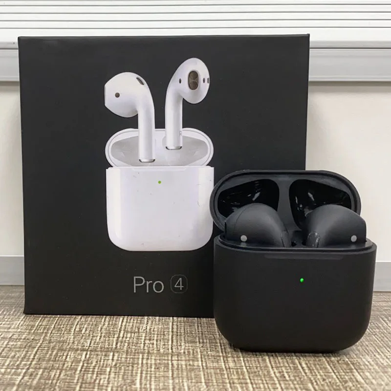 

Wireless Earphones Stereo Air Pro 4 Black Pods True Wireless Earbuds Tws Earphone White Air Pro 4, Black white