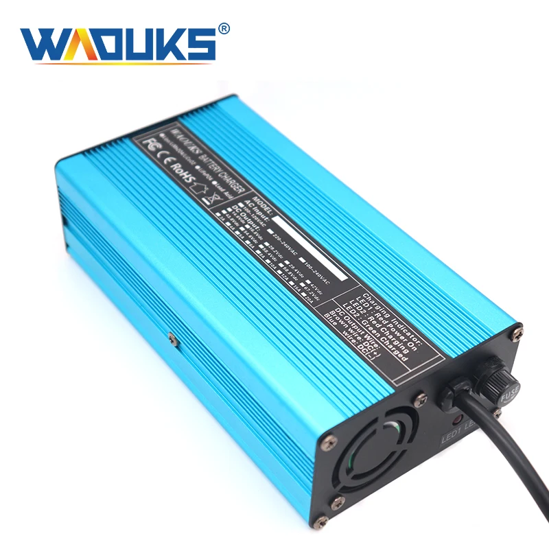 46.2v 4a Charger For 11s 40.7v Li-ion Battery Pack With Cooling Fan ...