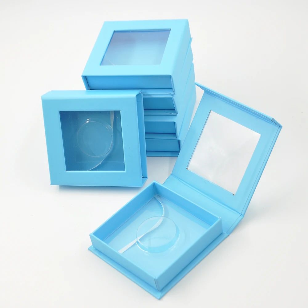 

synthetic lashes with eyelash packaging box