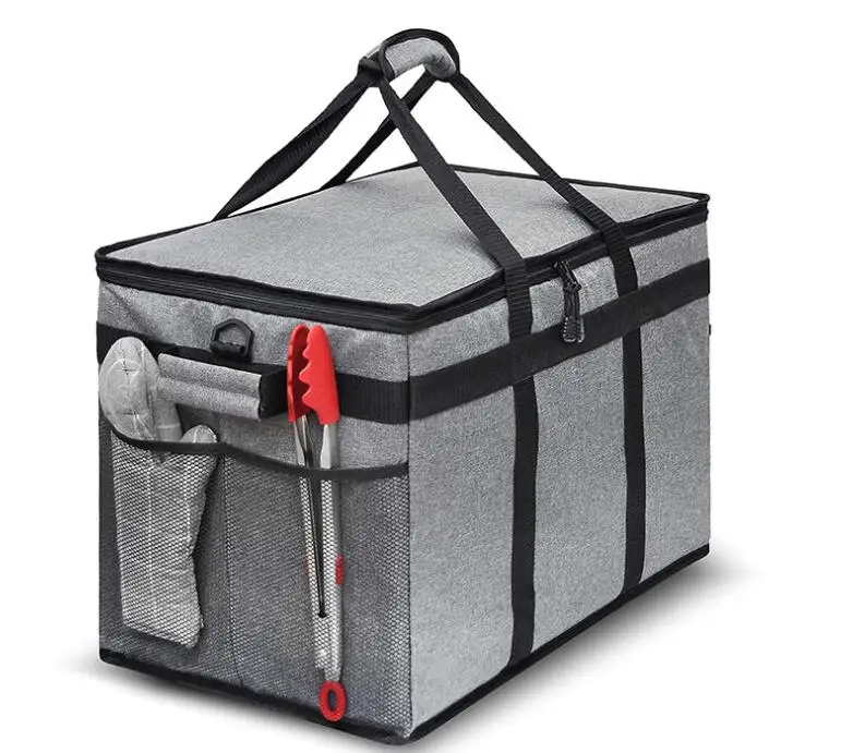 

New Custom design large delivery cooler bag insulated grocery bag large capacity cooler box
