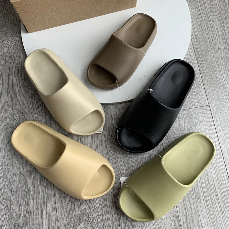 

Unisex Slippers Women 2021 EVA Beach Sandals Summer Outdoor Slides Woman/Men Non-slip Bathroom Household Shoes Soft Large size