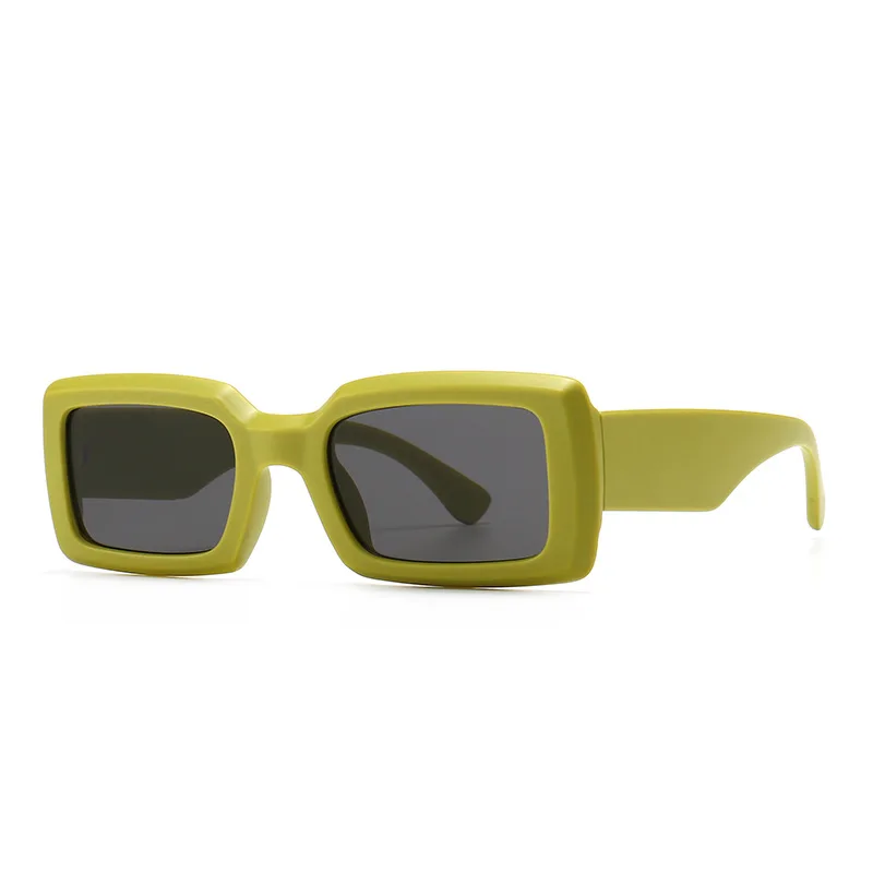 

LBA shades Square Luxury Sunglasses Thick Women Custom Brand Designer Sunglasses Candy Color Ins Sun Glasses