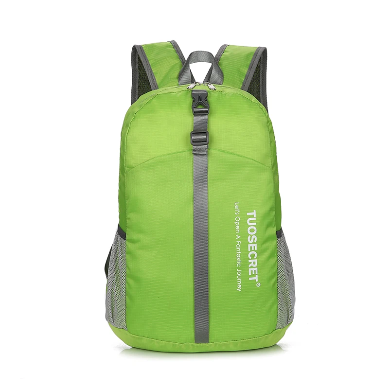 

Lightweight Water Resistant Folding Hiking Daypacks Outdoor Camping Bag Drawstring Travel Foldable Backpack, Black/green/blue/red/orange/dark blue