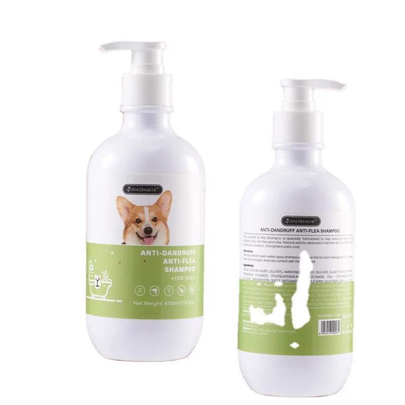

BONNE DOUCHE Home Use Dogs Shampoo Anti Dandruff & Flea Deep Cleansing to Kill and Prevent Flea Development for up to 28 days
