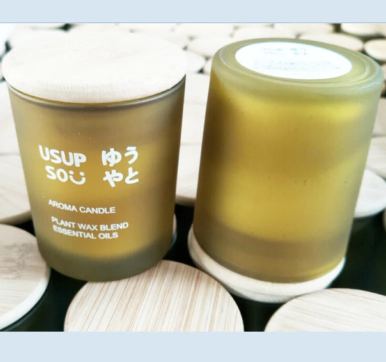 
Wholesale bulk personalized luxury scented glass jar candle 