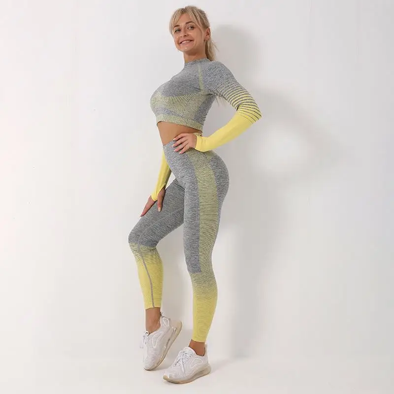 

Custom design latest tummy control seamless yoga wear