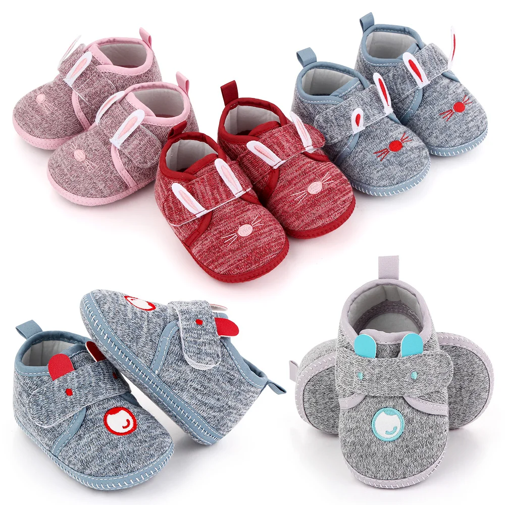 Wholesale Cute  Animals Soft Sole Fancy  Infant Newborn Baby Shoes for Boy and Girl factory