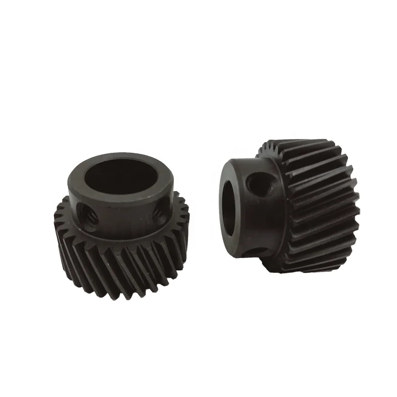 

Transmission steel small helical tooth gear pinion for CNC machine M1 M1.5 M2