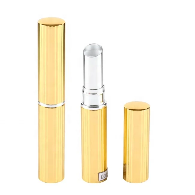 
Hot Selling golden tube lipstick long lipstick tube 