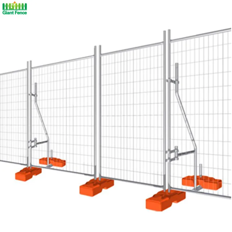 

Australia Temp Removable Construction Site Panel Used Building Tempory Fencing Construction, Silver