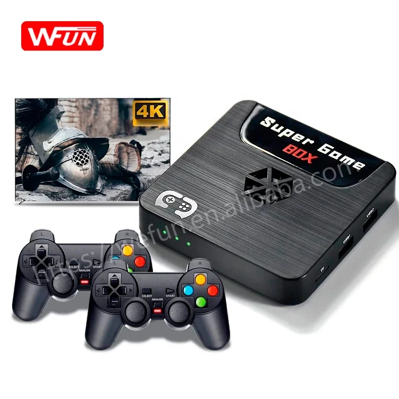 

Wholesale 4K HD Output X5 Built-in 9000+ Retro Tv Video Games Super Game Box Console Player with Wireless Gamepad