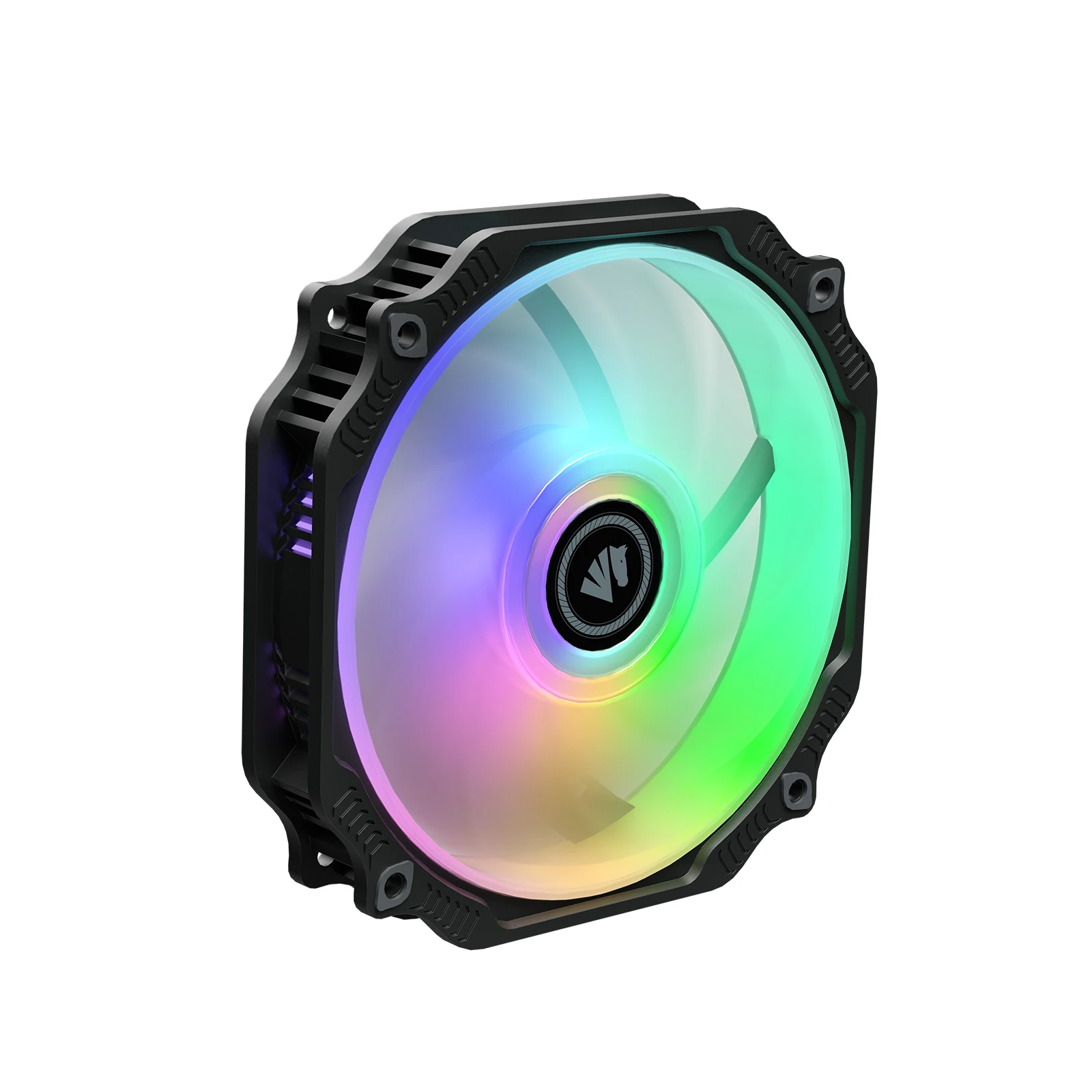 

ASIAHORSE | New Arrival Shuttle 140mm 5V Liquid CPU Cooler Fan 140mm with HUB for PC Build, White/black