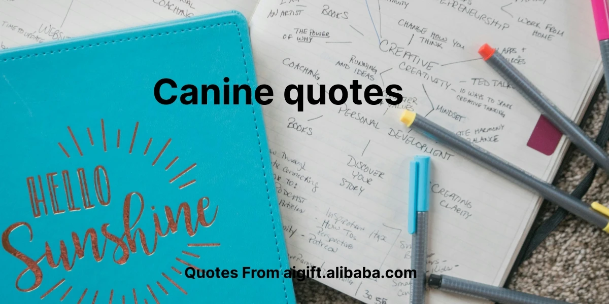 canine quotes