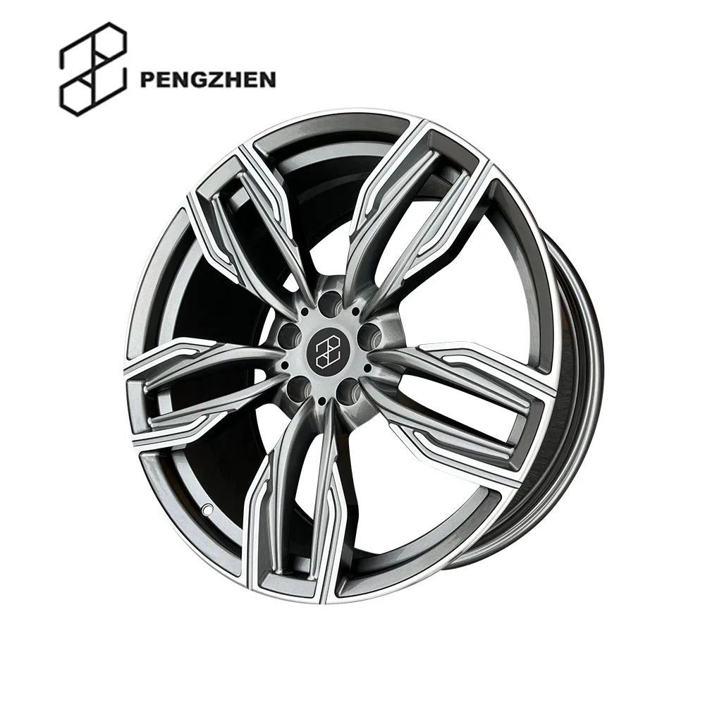 

Pengzhen Five Spoke 19 Inch 5x112 5x120 8.5j 9.5j Deep Steel Gray Car Surface Wheels Alloy Car Forged Wheels Rims For BMW