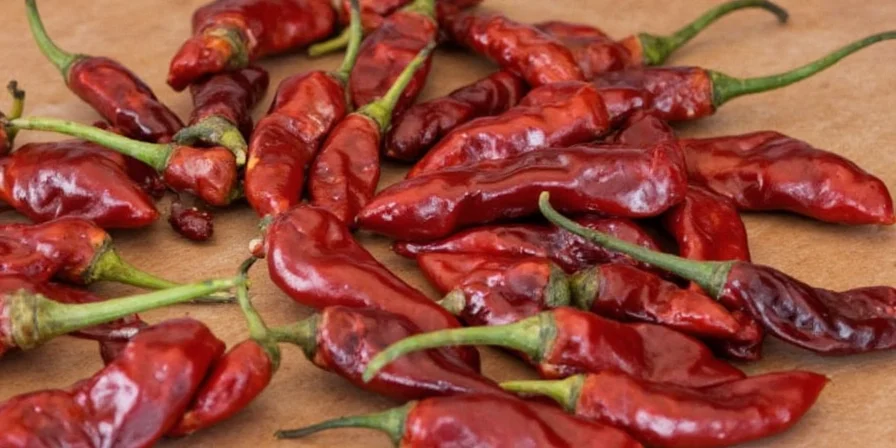 Flavor wheel showing smoky, spicy, and savory notes