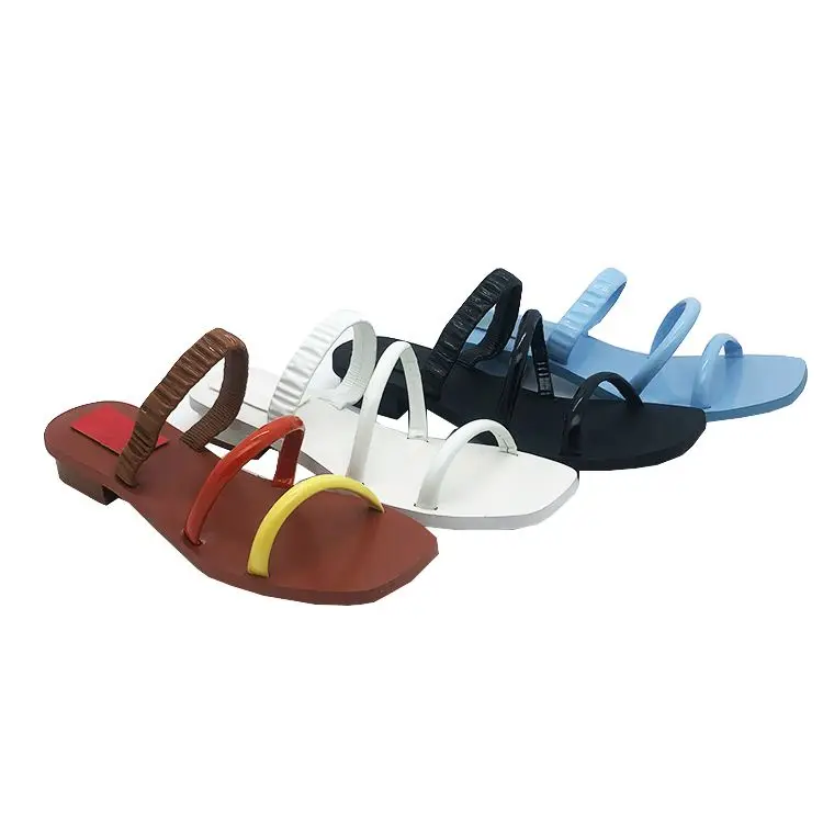 

Factory 2021 Manufactured Flat Bottomed Fashion Women Shoes Summer Ladies Sandals