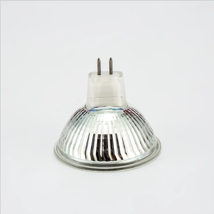 Factory made 18w 20w 28w 35w 40w 50w gu5.3 mr16 12v halogen light lamp bulb for wholesale