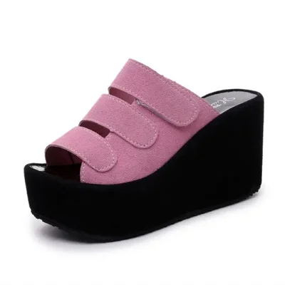 

HLS091 women shoes high end fish mouth high heel sandal dress comfortable Ladies pink heels mules, Black, gray, pink