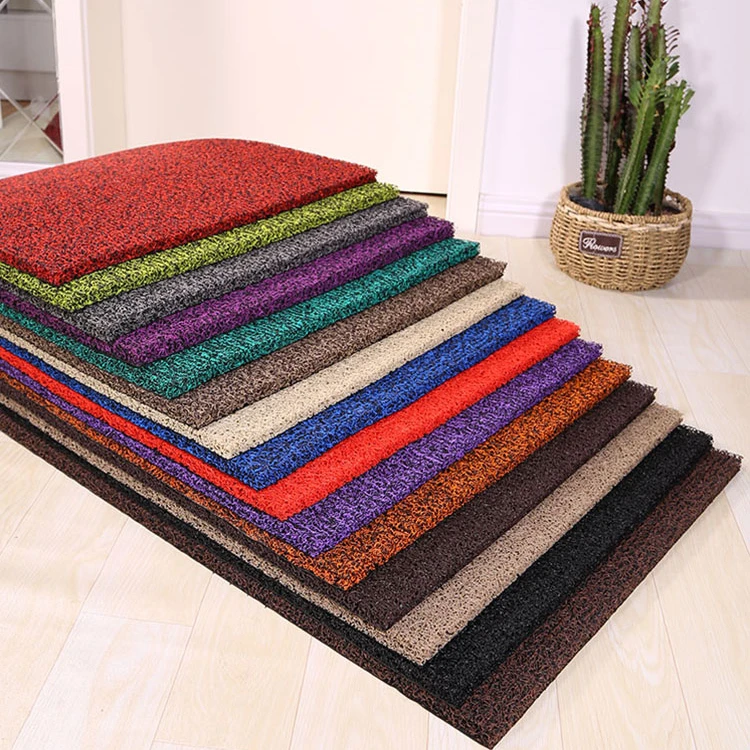 

FL Brand Waterproof 20mm thickness Sublimation car coil mat pet floor pvc printed rubber leather mat for All Car, Black brown red coffee beige