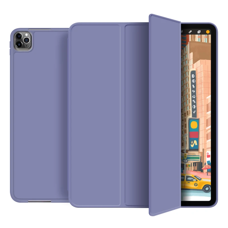 

Buckles Magnetic Frameless Rear Shell PC Case for Newest ipad 2020 pro 12.9