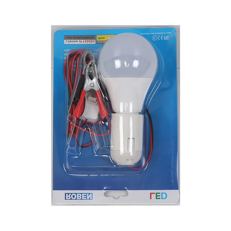 new solar 12v bulb light b22 B27 With 2 m wire and switch button for night market lighting